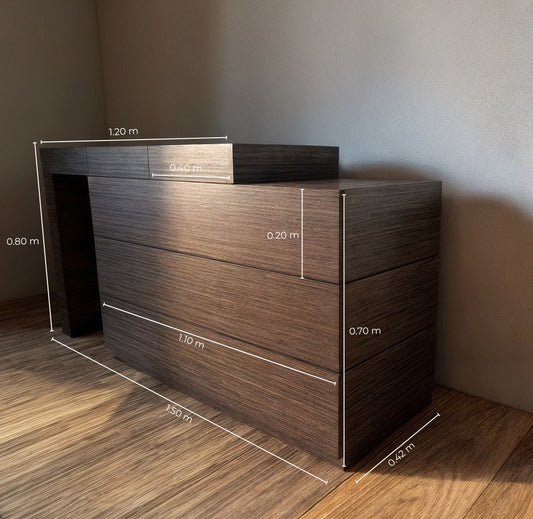 Cajonera con tocador